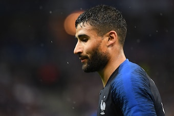 French forward Nabil Fekir reacts during the friendly football match between France and Ireland at the Stade de France stadium, in Saint-Denis, on the outskirts of Paris, on May 28, 2018. (Photo by FRANCK FIFE / AFP)        (Photo credit should read FRANC
