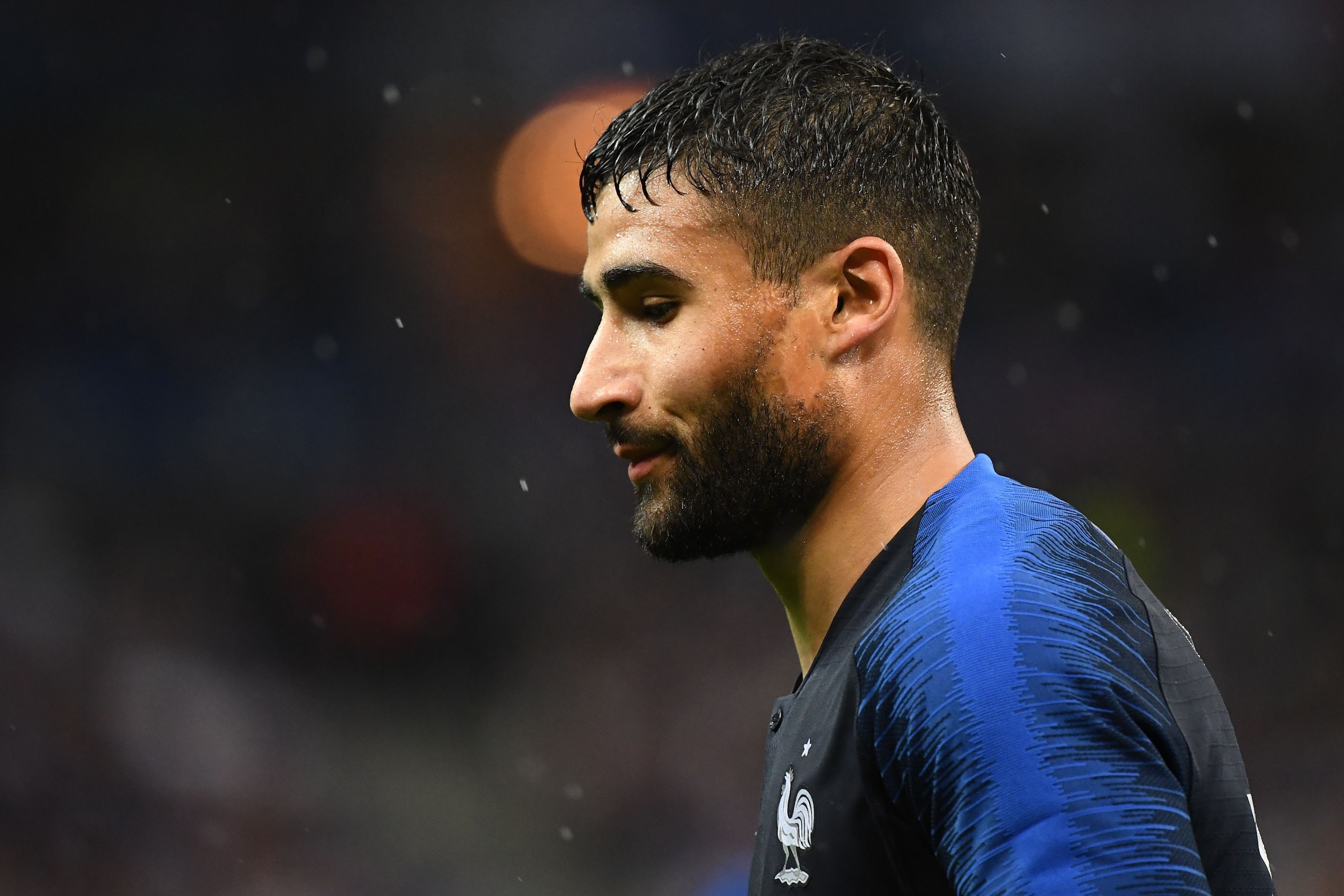 French forward Nabil Fekir reacts during the friendly football match between France and Ireland at the Stade de France stadium, in Saint-Denis, on the outskirts of Paris, on May 28, 2018. (Photo by FRANCK FIFE / AFP)        (Photo credit should read FRANC