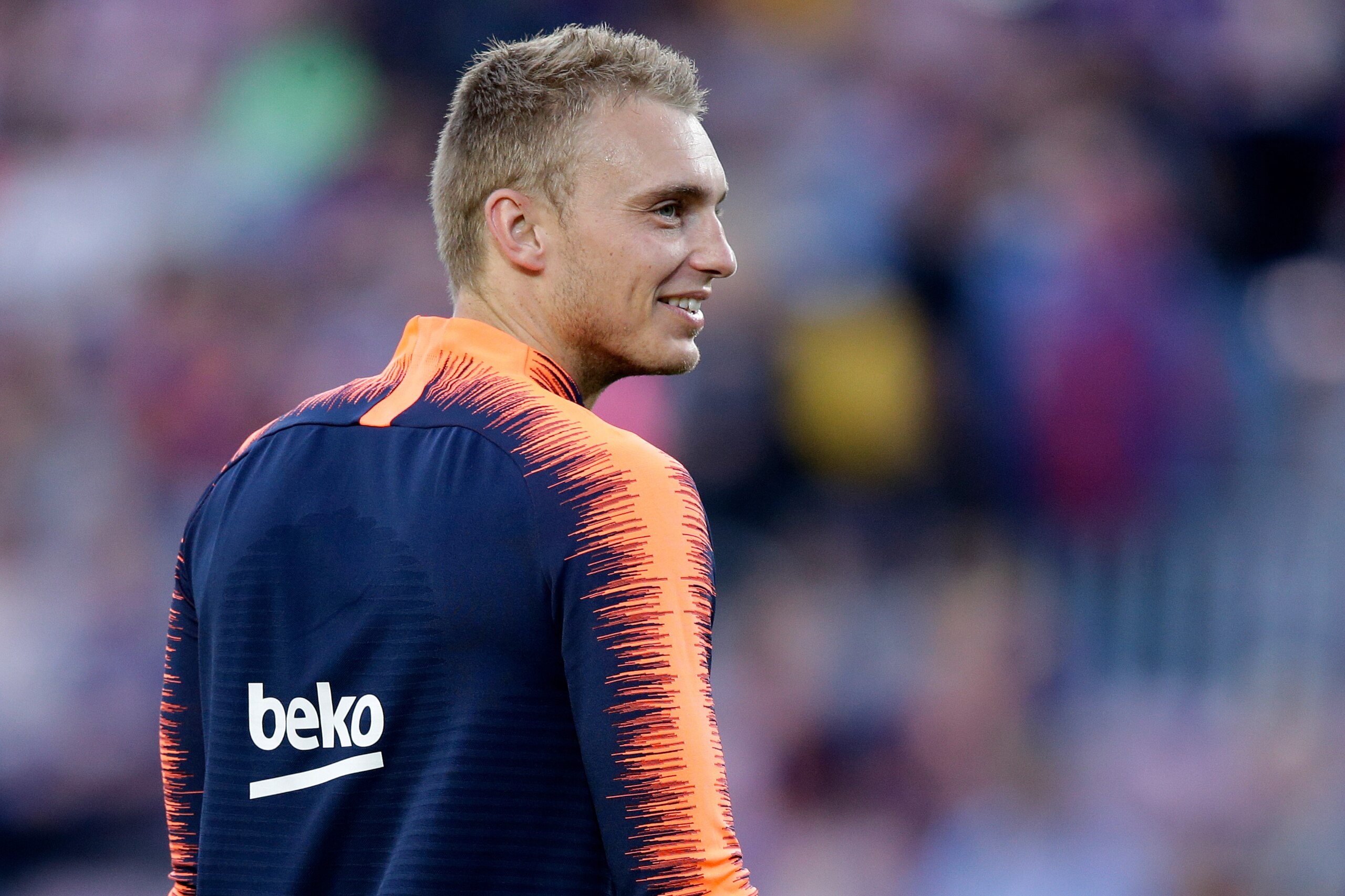 BARCELONA, SPAIN - MAY 20: Jasper Cillessen of FC Barcelona  during the La Liga Santander  match between FC Barcelona v Real Sociedad at the Camp Nou on May 20, 2018 in Barcelona Spain (Photo by Jeroen Meuwsen/Soccrates/Getty Images)