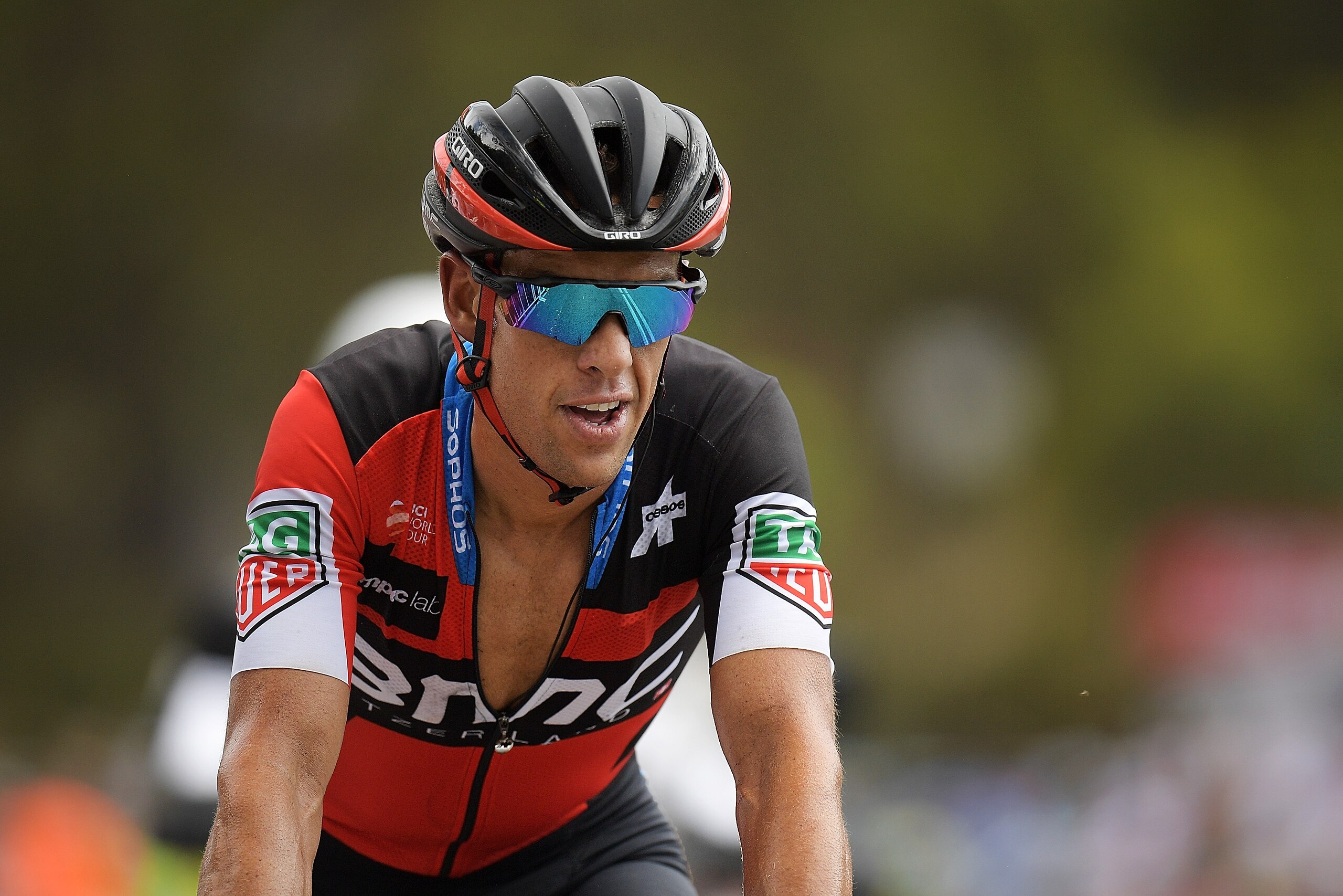 ADELAIDE, AUSTRALIA - JANUARY 20: Richie Porte of Australia and BMC Racing Team competes during stage five of the 2018 Tour Down Under  on January 20, 2018 in Adelaide, Australia.  (Photo by Daniel Kalisz/Getty Images)