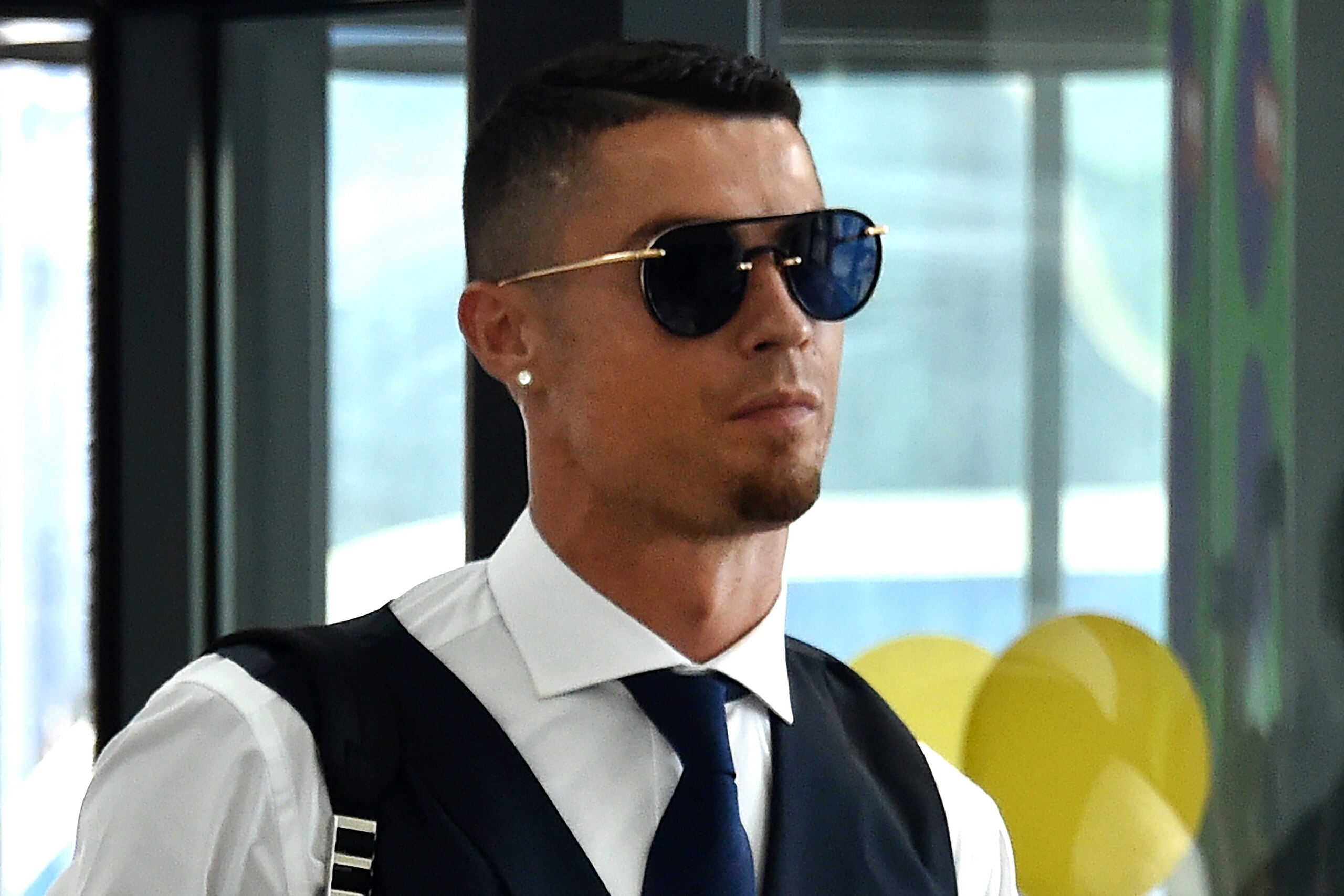 Portugal's forward Cristiano Ronaldo arrives at the Zhukovsky airport, about 40 km southeast of Moscow, on July 1, 2018, as Portugal's team departs following their loss the previous day to Uruguay in their Russia 2018 World Cup round of 16 football match. Portugal's forward Cristiano Ronaldo arrives at the Zhukovsky airport, about 40 km southeast of Moscow, on July 1, 2018, as Portugal's team departs following their loss the previous day to Uruguay in their Russia 2018 World Cup round of 16 football match.