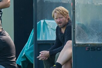 DORTMUND, GERMANY - SEPTEMBER 04: Sven Mislintat of Dortmund looks on during a training session at the BVB Training center on September 4, 2017 in Dortmund, Germany. (Photo by TF-Images/TF-Images via Getty Images)
