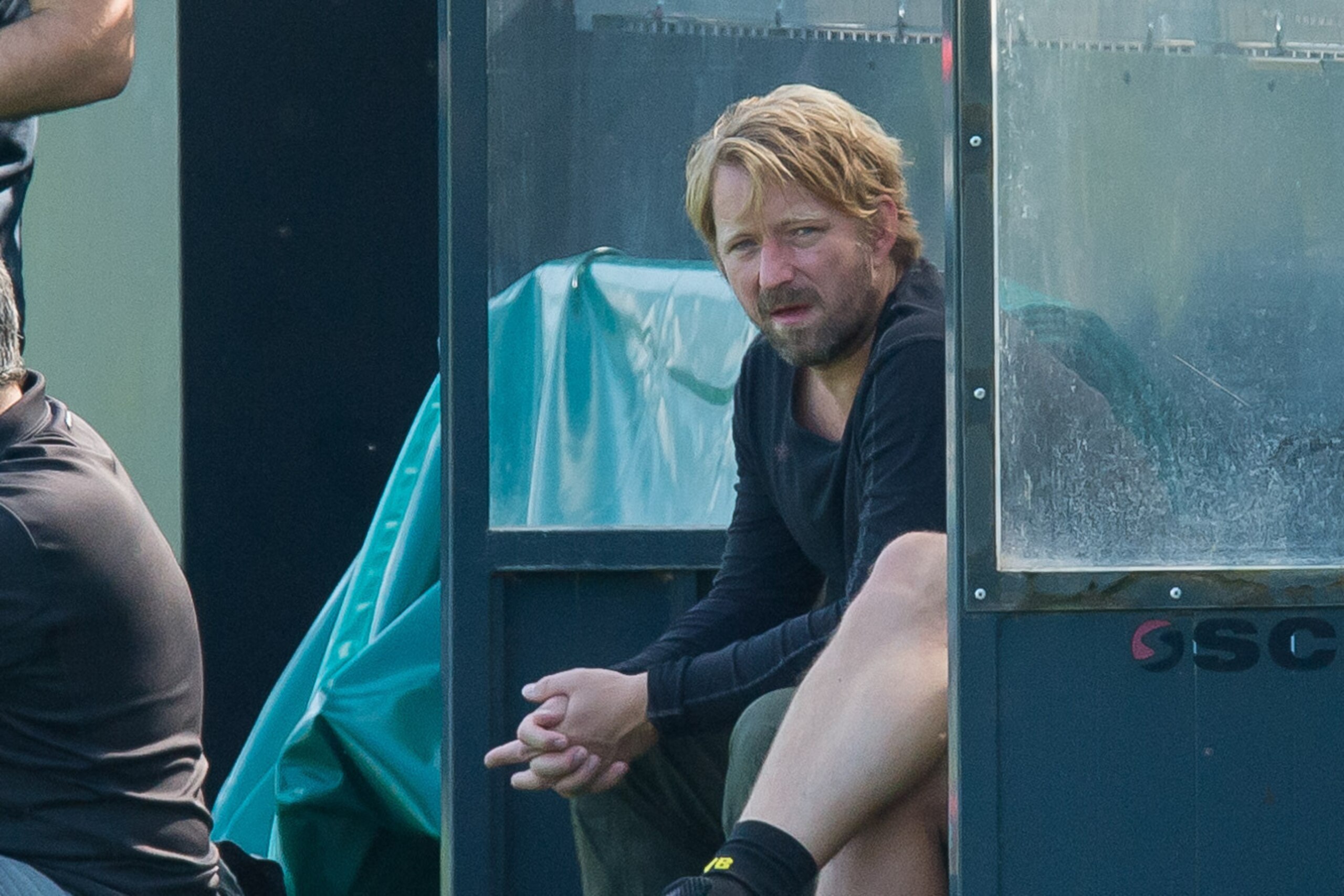 DORTMUND, GERMANY - SEPTEMBER 04: Sven Mislintat of Dortmund looks on during a training session at the BVB Training center on September 4, 2017 in Dortmund, Germany. (Photo by TF-Images/TF-Images via Getty Images)
