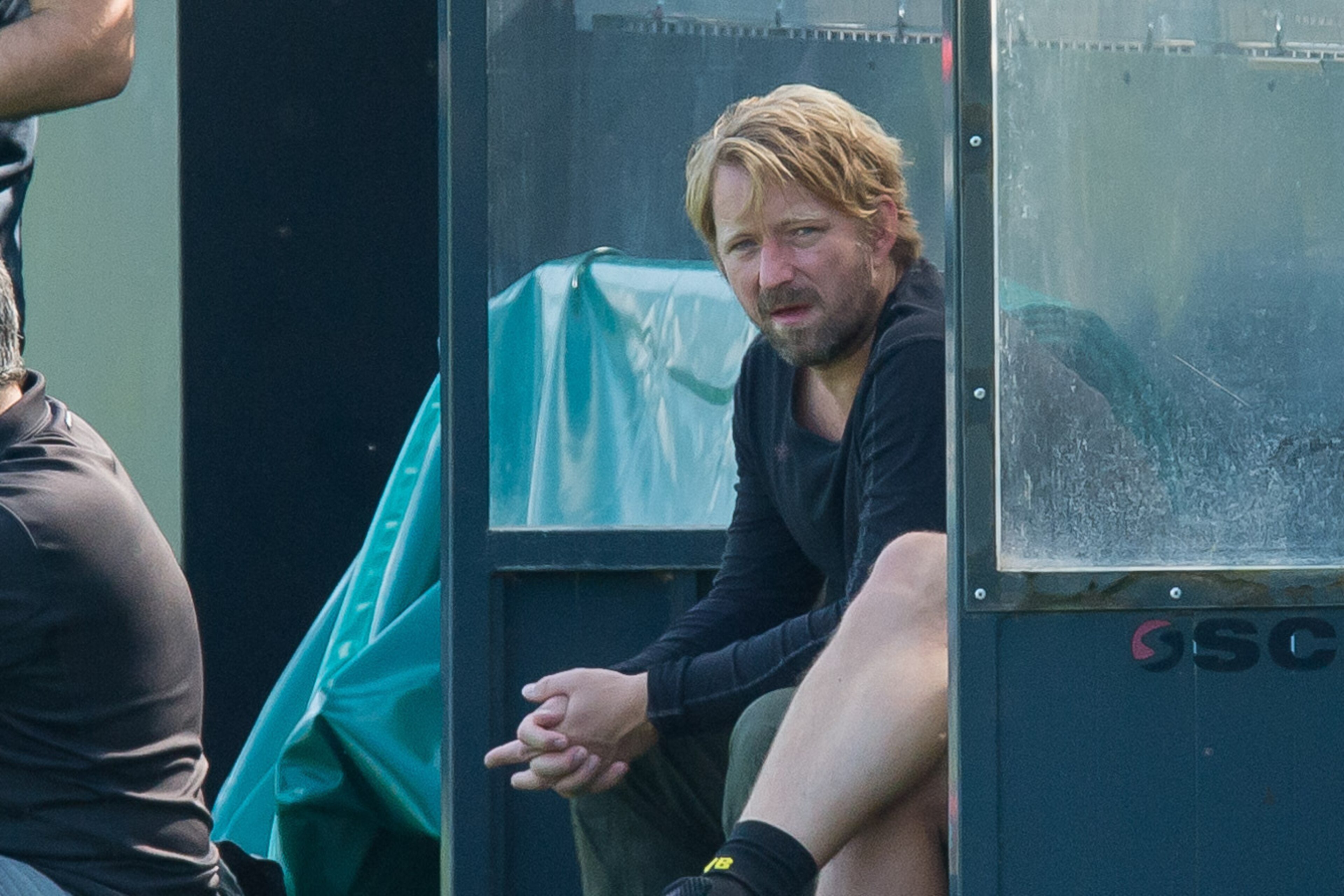 DORTMUND, GERMANY - SEPTEMBER 04: Sven Mislintat of Dortmund looks on during a training session at the BVB Training center on September 4, 2017 in Dortmund, Germany. (Photo by TF-Images/TF-Images via Getty Images)
