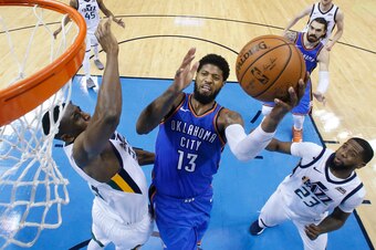 Without Carmelo Anthony, Paul George could get more scoring opportunities.