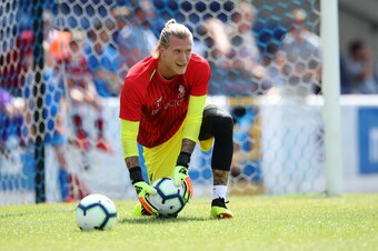 CHESTER, ENGLAND - JULY 07: Loris Karius of Liverpool during the Pre-season friendly between Chester FC and Liverpool on July 7, 2018 in Chester, United Kingdom. (Photo by Lynne Cameron/Getty Images)