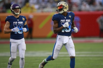 Thomas at the Pro Bowl.