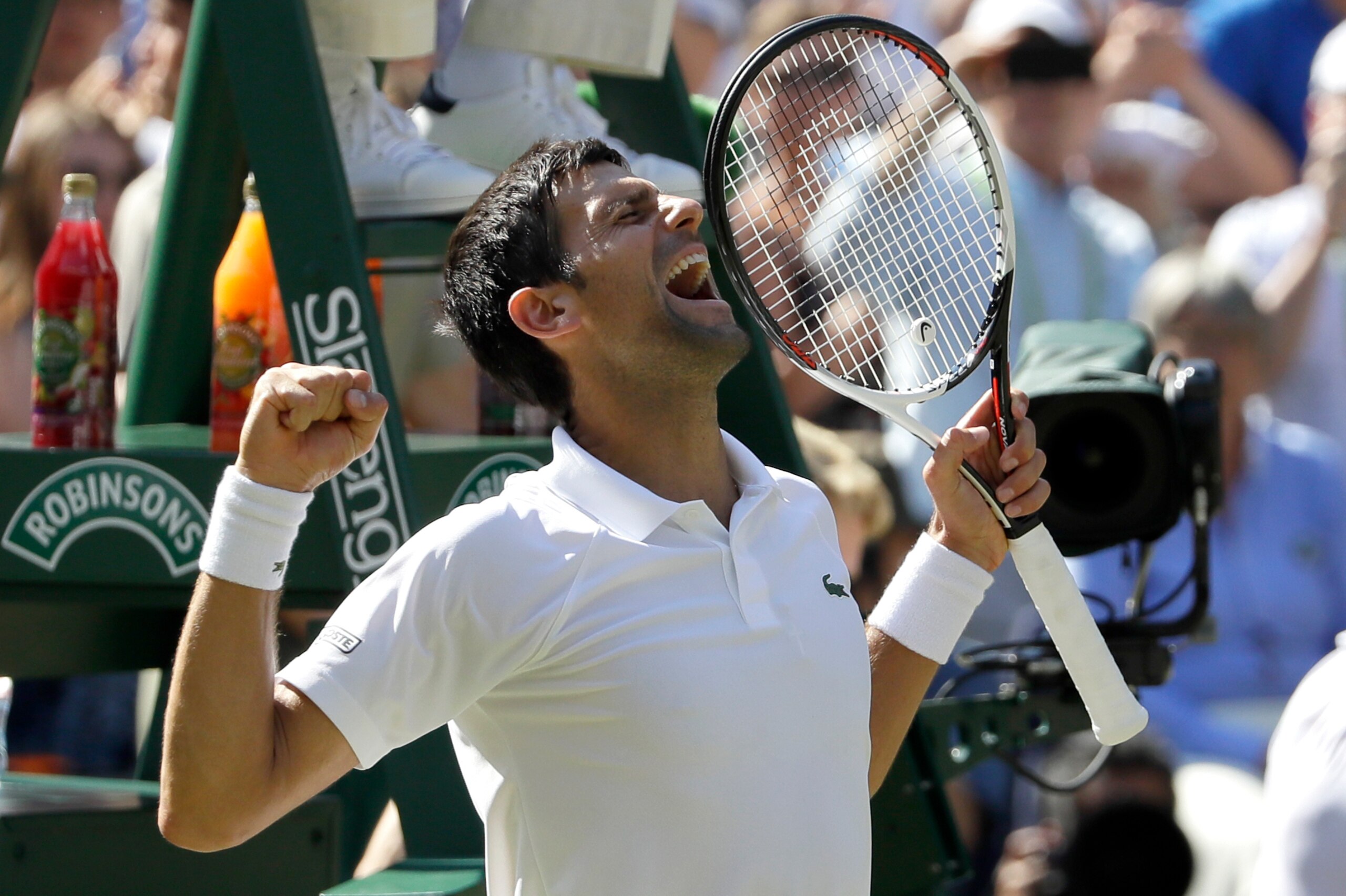 Djokovic is back in the winning mode on the Grand Slam stage.