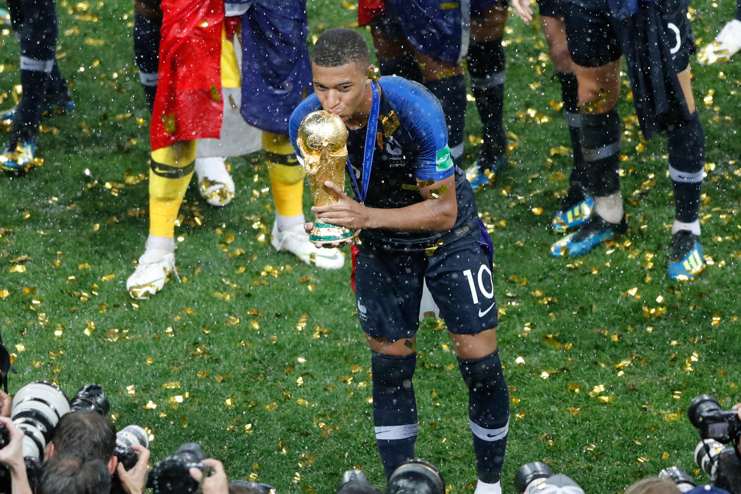 Mbappe was sensational at the World Cup. Mbappe was sensational at the World Cup.