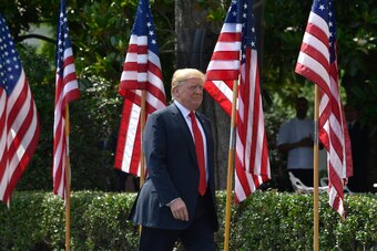 The president hosted a 'Celebration of America' after he canceled a visit to the White House by the Philadelphia Eagles following their Super Bowl win.