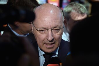 MILAN, ITALY - JUNE 12:  Giuseppe Marotta, CEO of Juventus FC attends the 'La Fine del Calcio Italiano' Book Presentation on June 12, 2018 in Milan, Italy.  (Photo by Pier Marco Tacca/Getty Images)