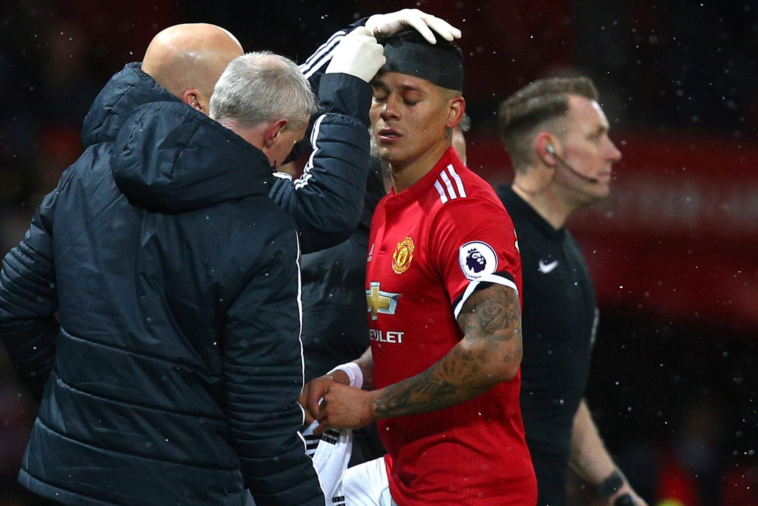 Injuries have blighted Rojo's time at United.