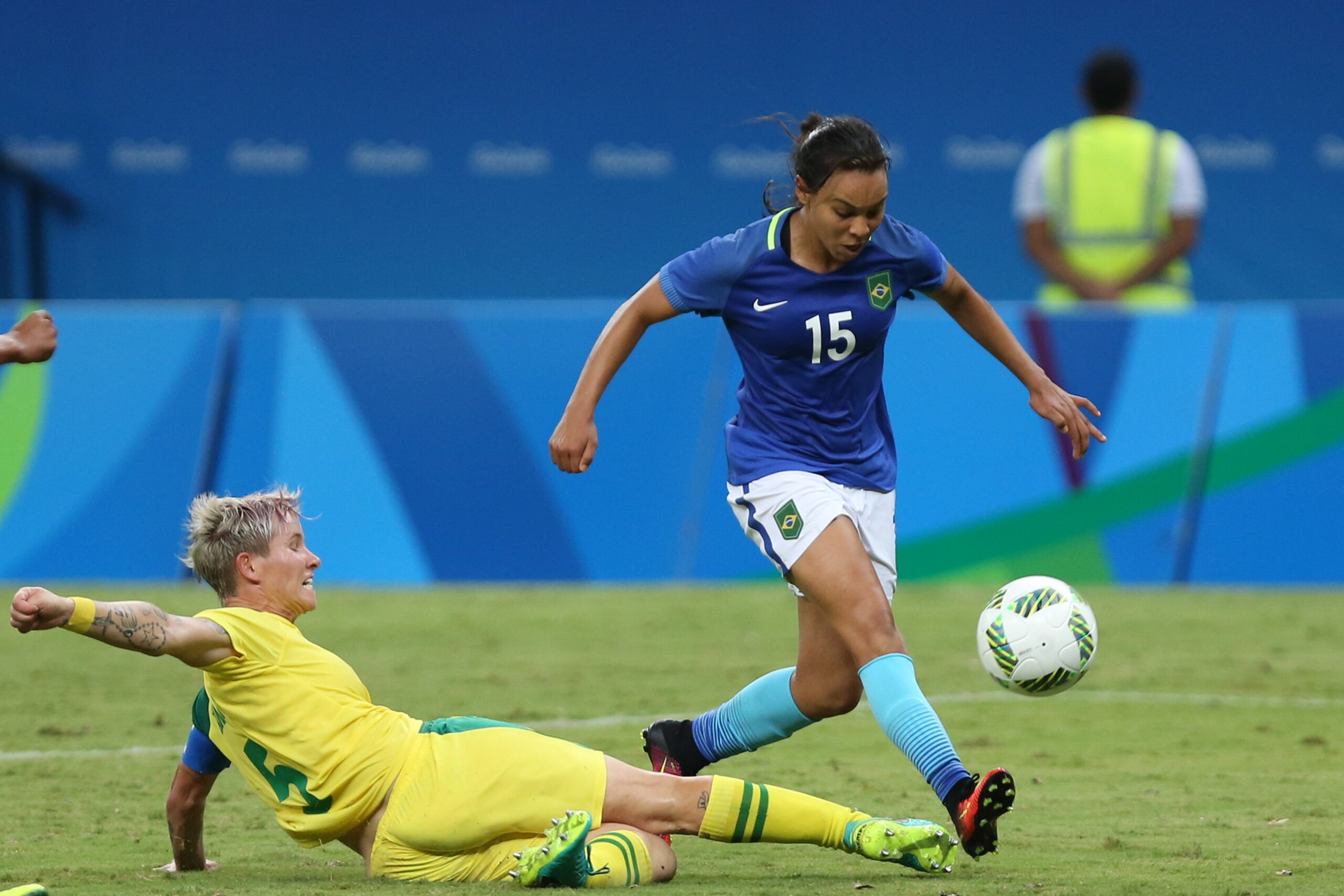 Raquel's eye for a pass has proved crucial for Brazil so far.