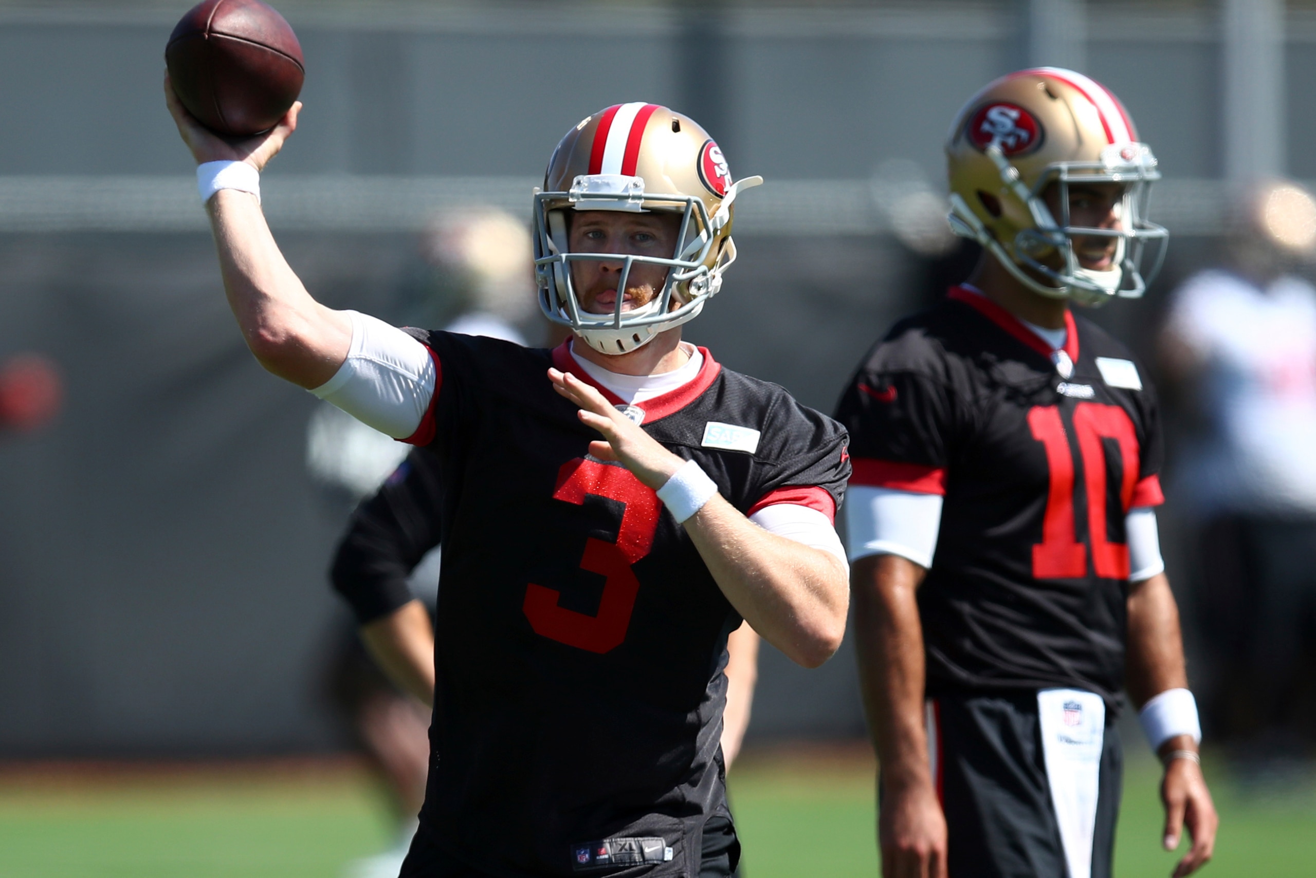 Jimmy Garoppolo has taken charge of the San Francisco offense.