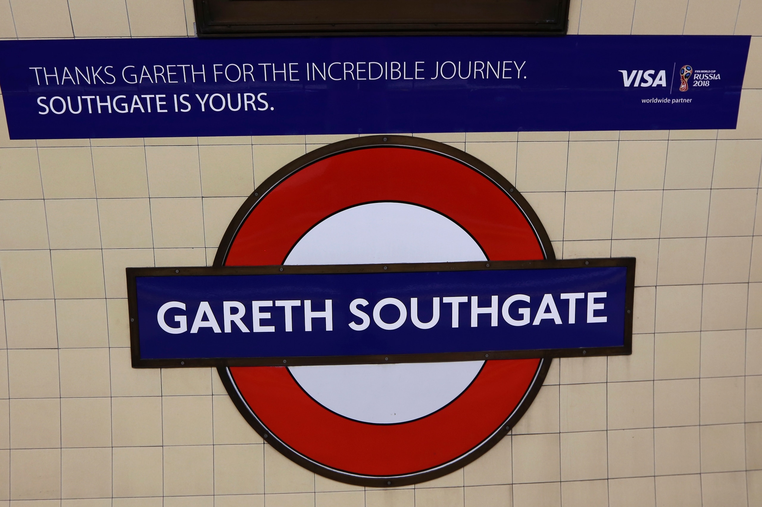 Southgate become a national hero during this summer's World Cup.