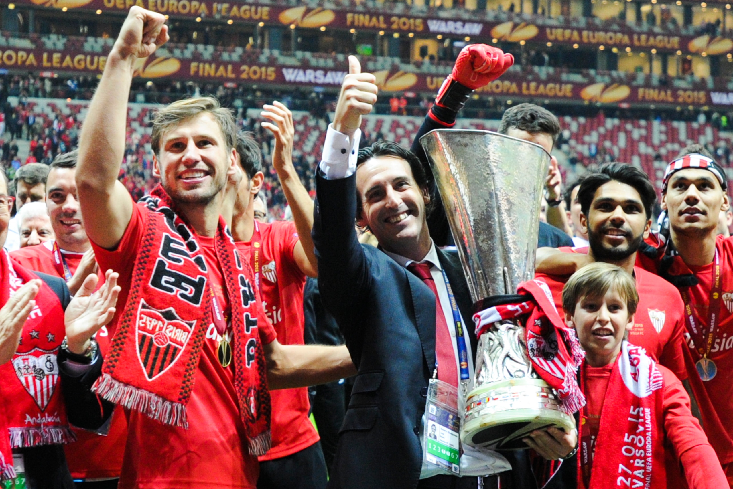 Unai Emery's high-octane attack helped lead Sevilla to three consecutive Europa League titles before Emery left for Paris Saint-Germain.
