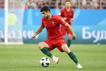 SARANSK, RUSSIA - JUNE 25: Goncalo Guedes of Portugal during the 2018 FIFA World Cup Russia group B match between Iran and Portugal at Mordovia Arena on June 25, 2018 in Saransk, Russia. (Photo by Jean Catuffe/Getty Images)