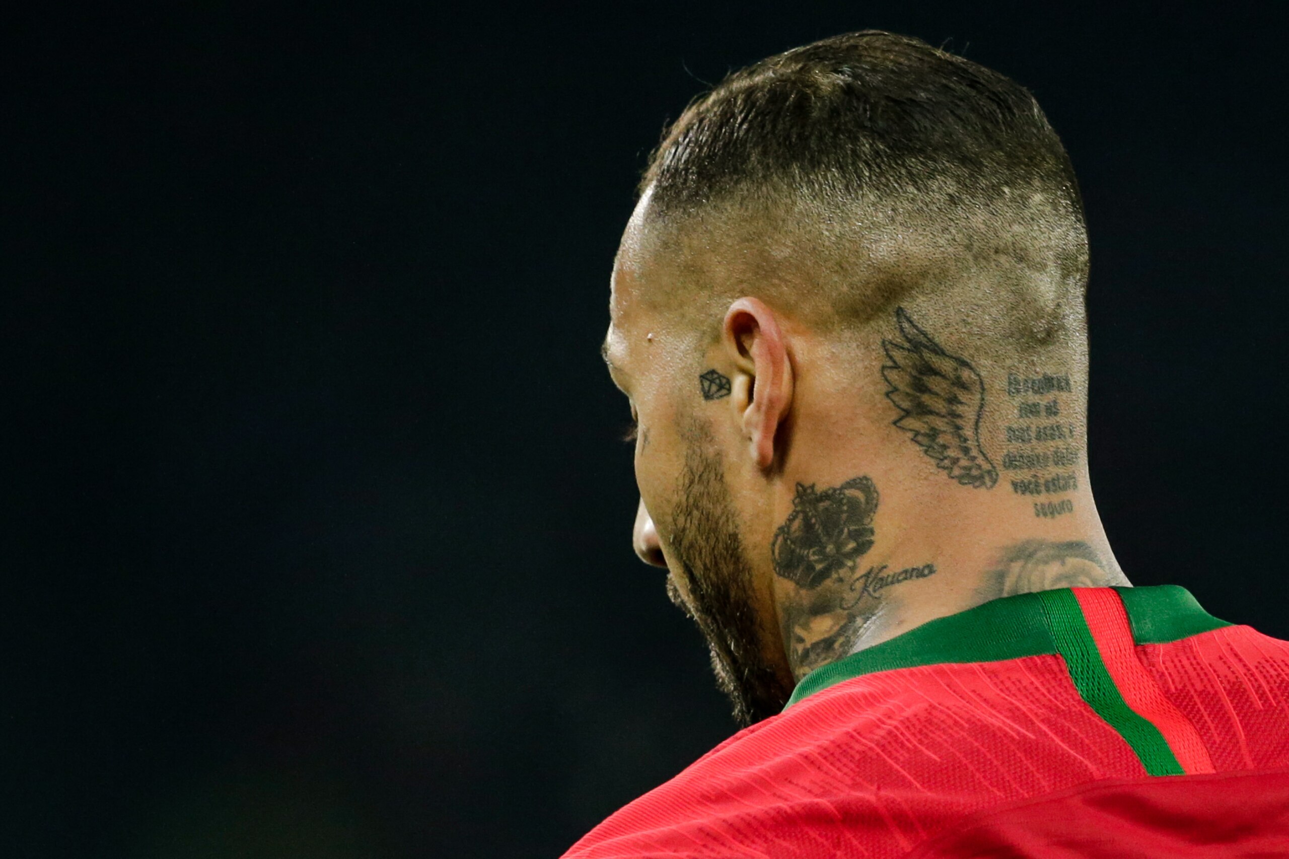 ZURICH, SWITZERLAND - MARCH 23: Ricardo Quaresma of Portugal tattoo details during the  International Friendly match between Egypt  v Portugal  at the Letzigrund Stadium on March 23, 2018 in Zurich Switzerland (Photo by Erwin Spek/Soccrates/Getty Images)