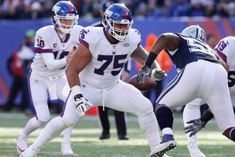 Halapio's success at keeping opponents off Eli Manning last season won over the team and earned him a one-year deal from the Giants.