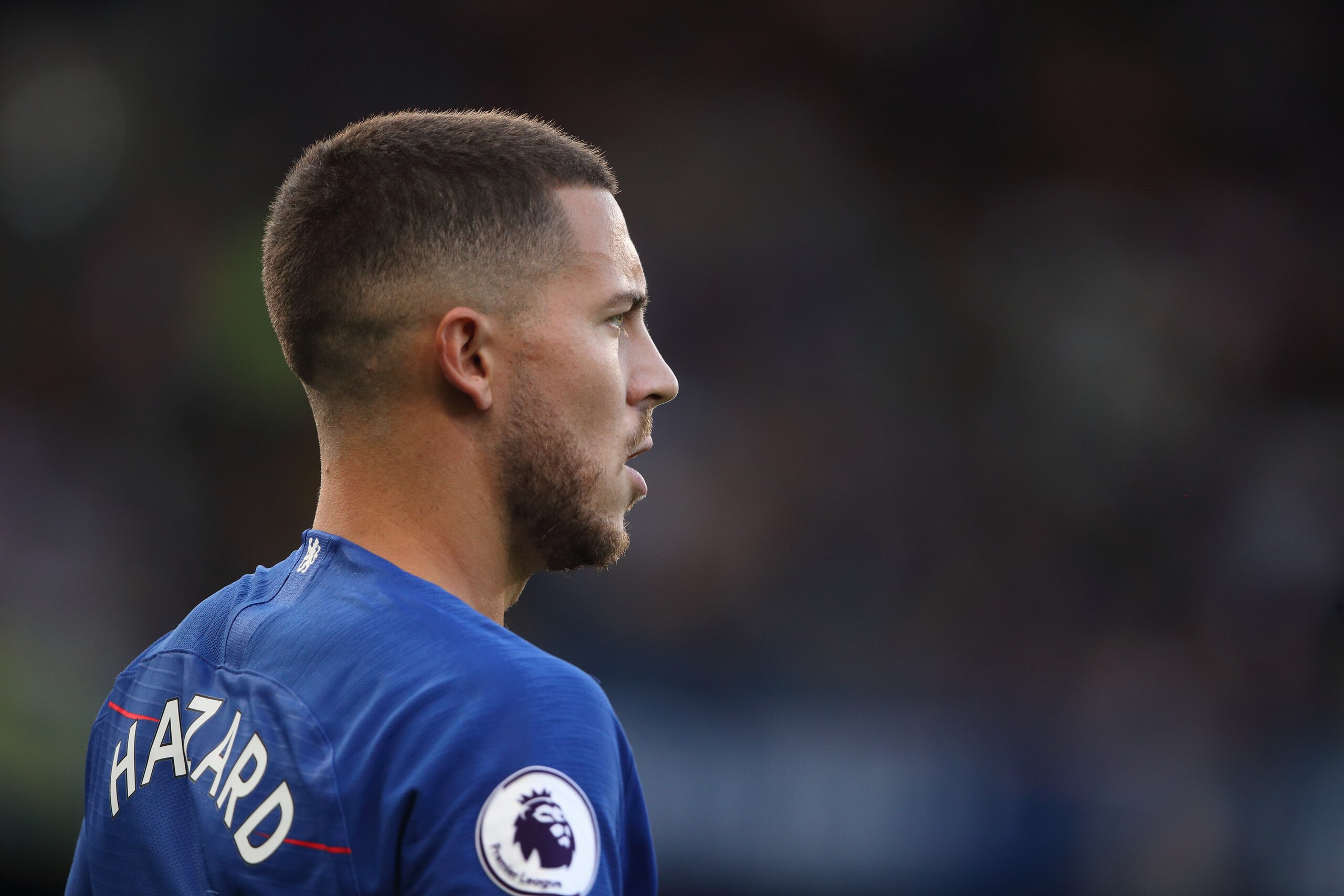 LONDON, ENGLAND - AUGUST 18:  Eden Hazard of Chelsea during the Premier League match between Chelsea FC and Arsenal FC at Stamford Bridge on August 18, 2018 in London, United Kingdom. (Photo by Matthew Ashton - AMA/Getty Images)