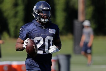Rashaad Penny was drafted six rounds earlier than top Seahawks running back Chris Carson.