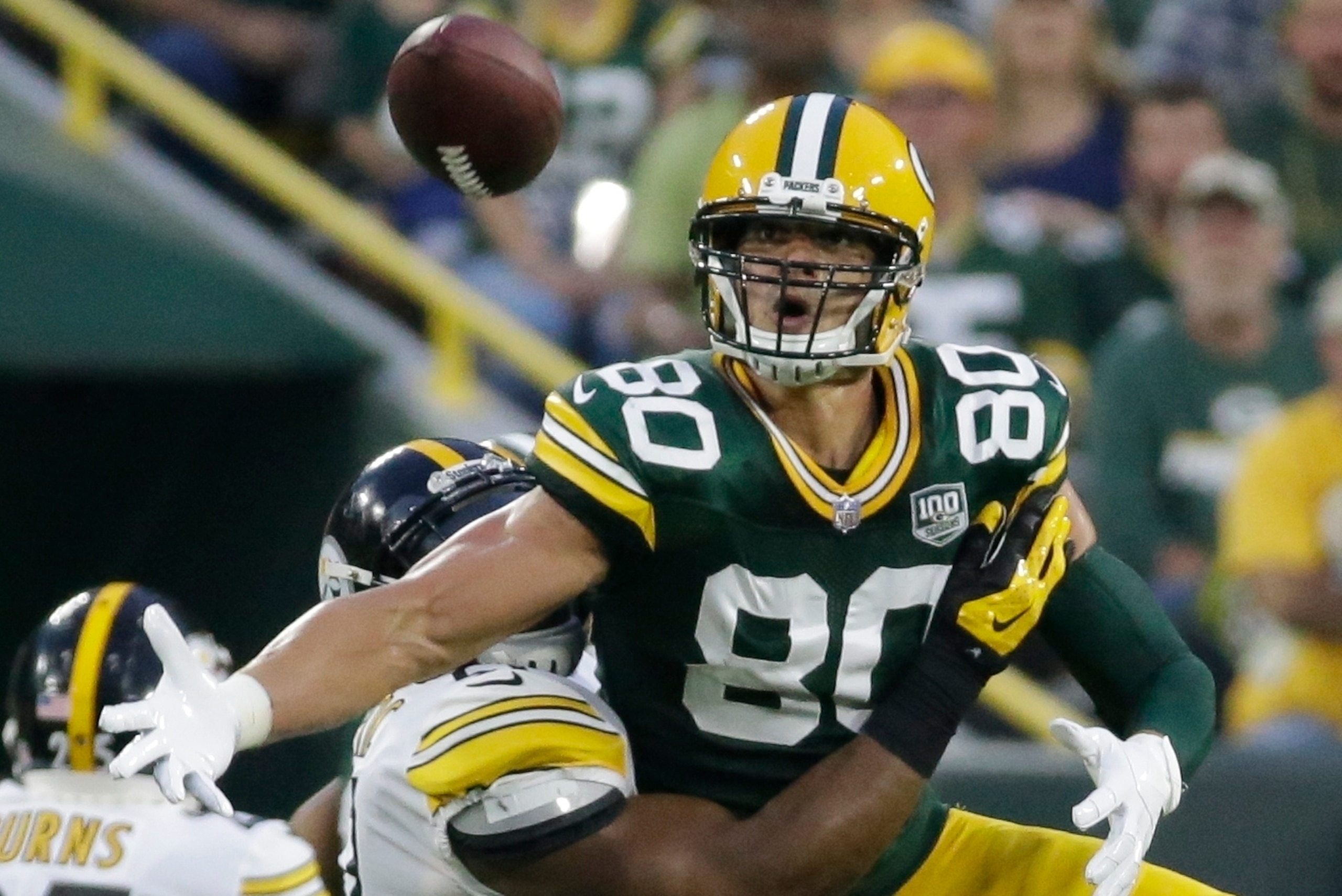 Jimmy Graham has one catch this preseason for the Packers: a touchdown against the Steelers.