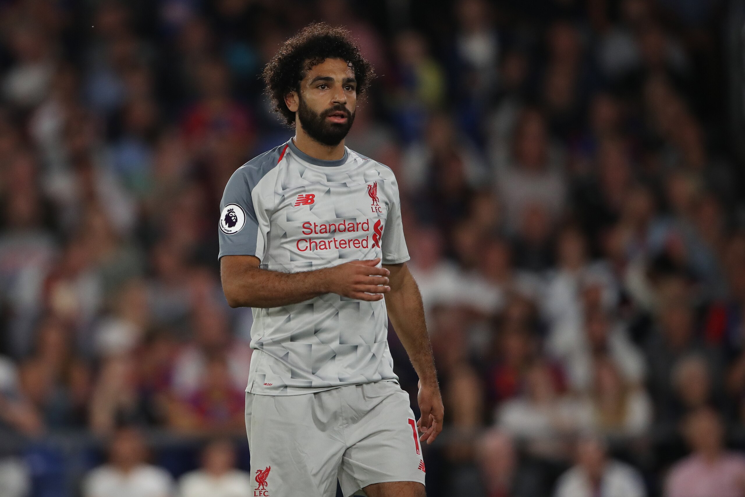 LONDON, ENGLAND - AUGUST 20: Mohamed Salah of Liverpool during the Premier League match between Crystal Palace and Liverpool FC at Selhurst Park on August 20, 2018 in London, United Kingdom. (Photo by Matthew Ashton - AMA/Getty Images)