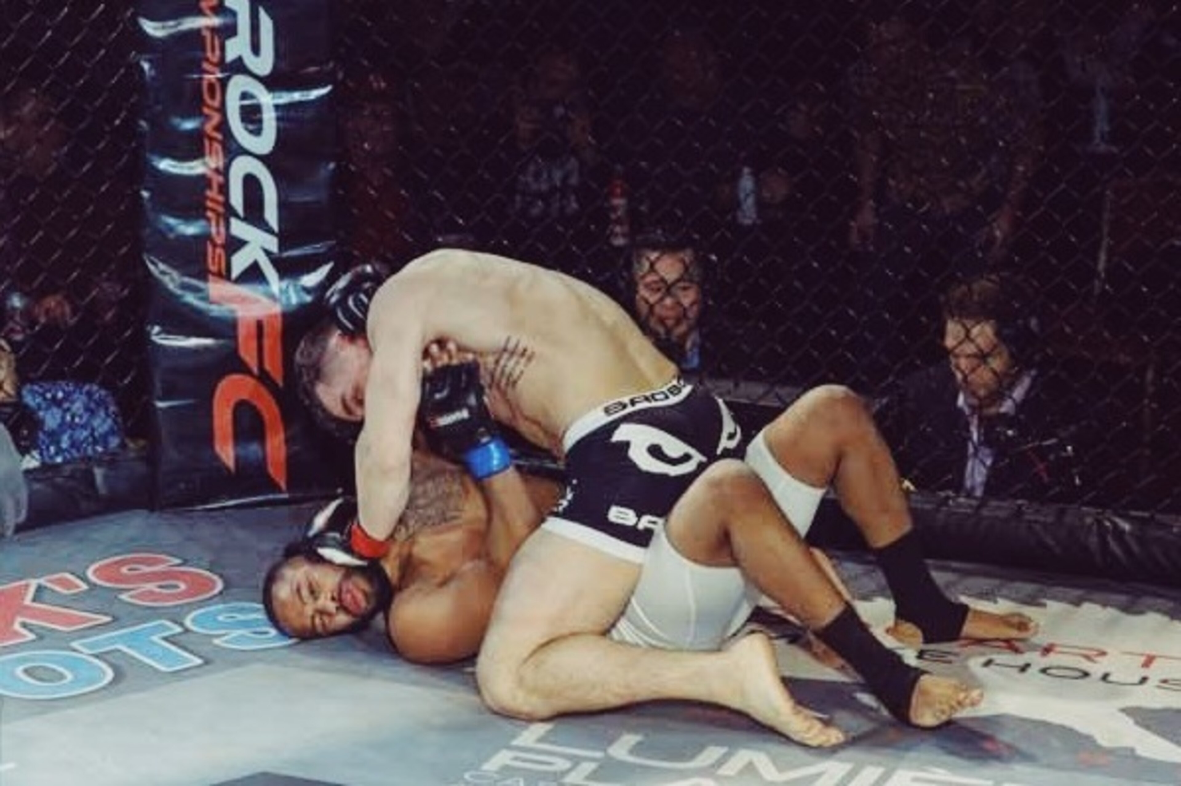 Ventimiglia in one of his first amateur bouts