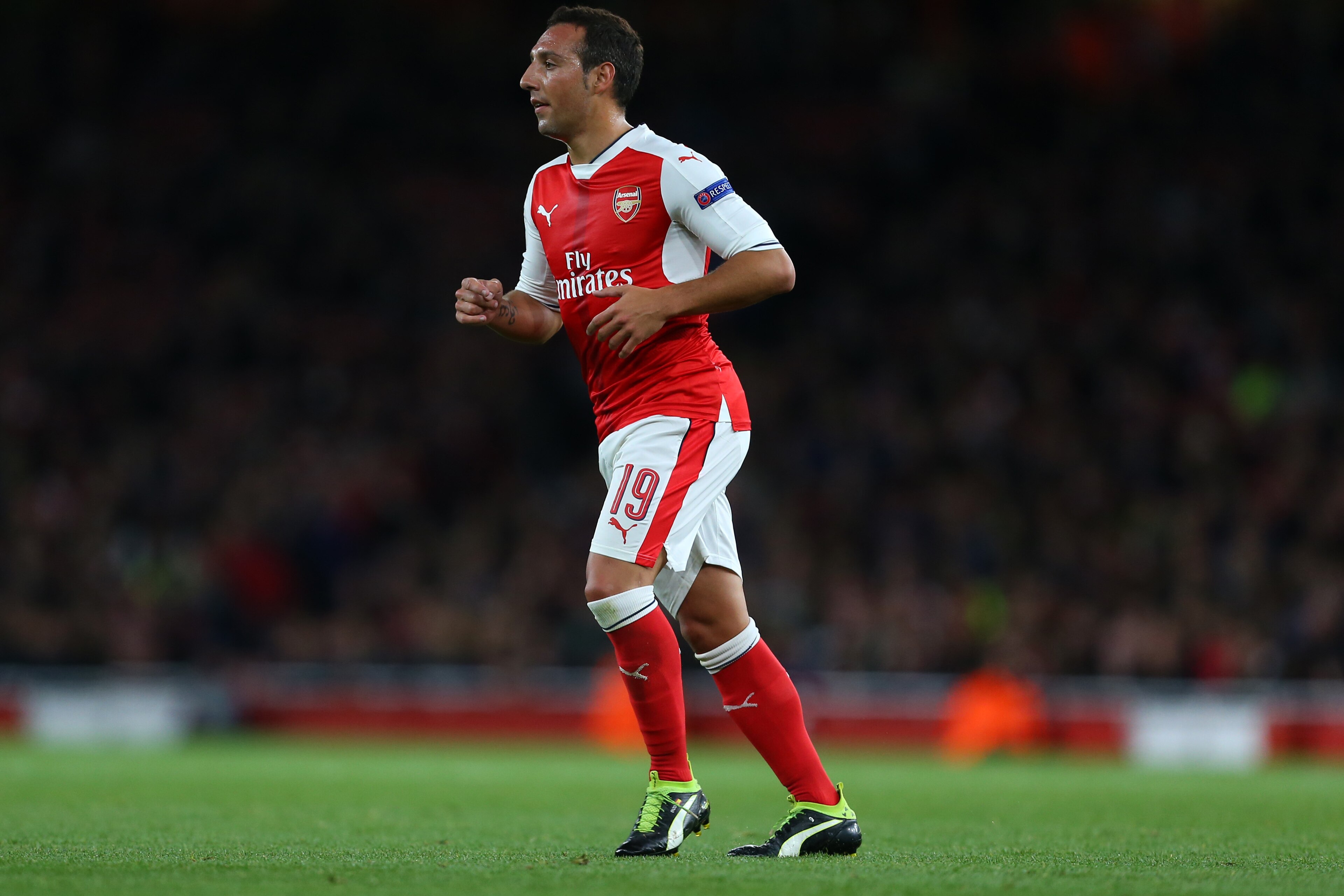 LONDON, ENGLAND - OCTOBER 19: Santi Cazorla of Arsenal during the UEFA Champions League match between Arsenal FC and PFC Ludogorets Razgrad at Emirates Stadium on October 19, 2016 in London, England. (Photo by Catherine Ivill - AMA/Getty Images)