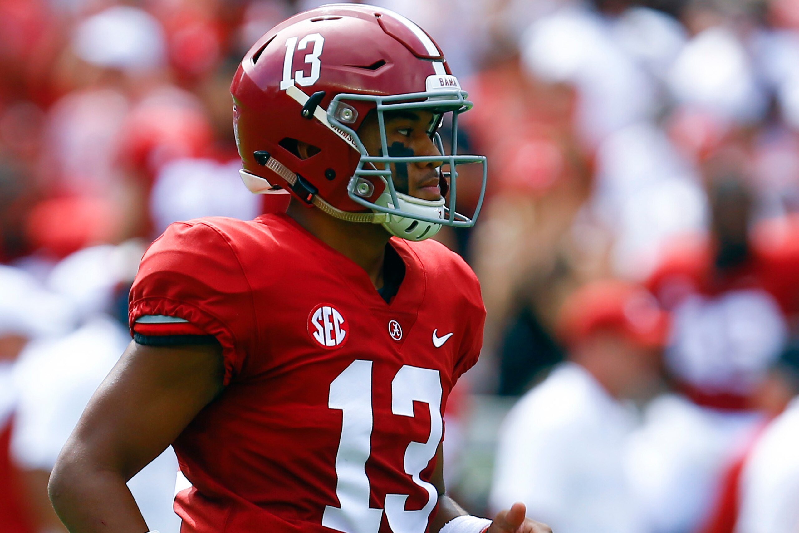 Tua Tagovailoa continues to play impressive football for the Crimson Tide.