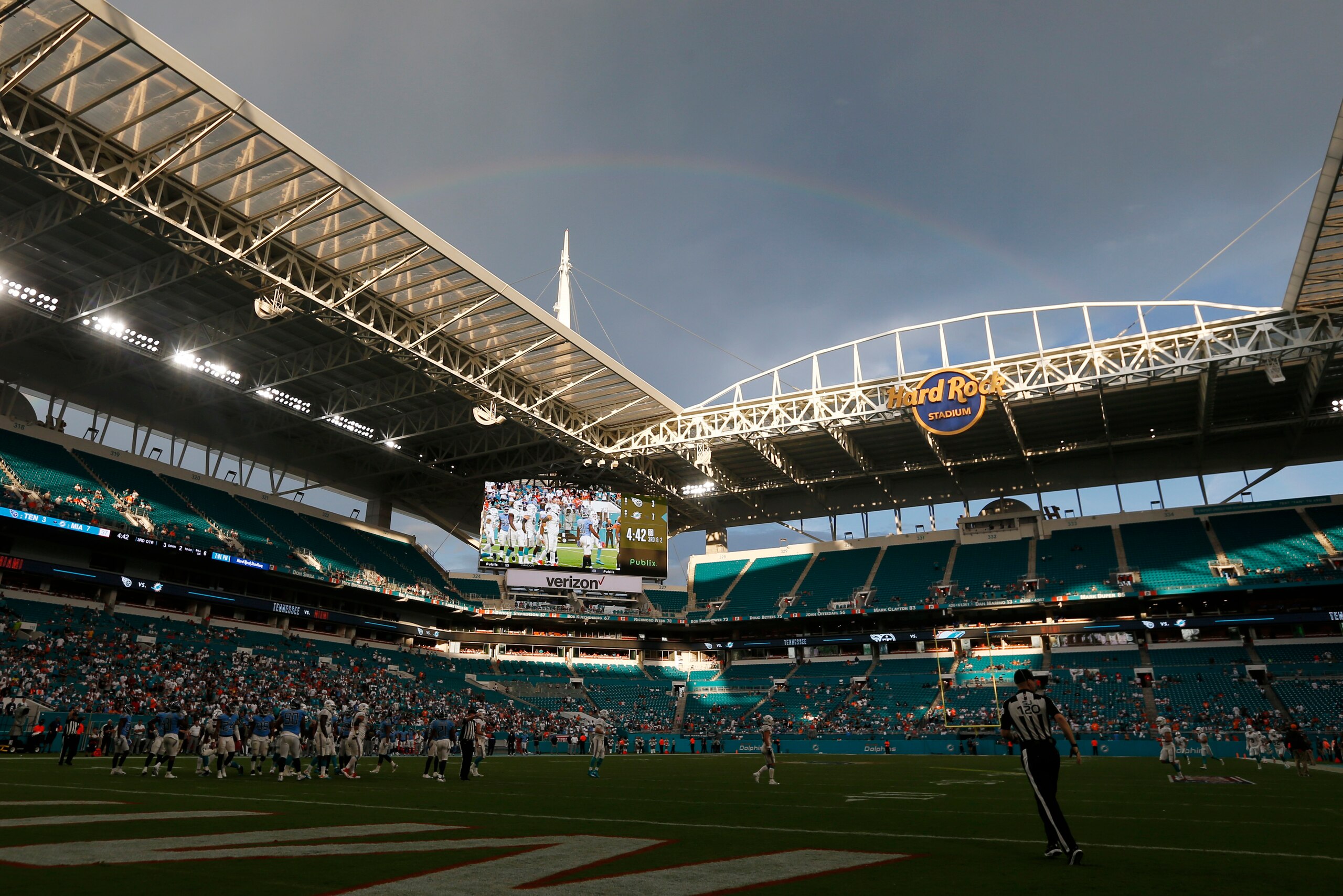 The Hard Rock Stadium in Miami hopes to host the game.