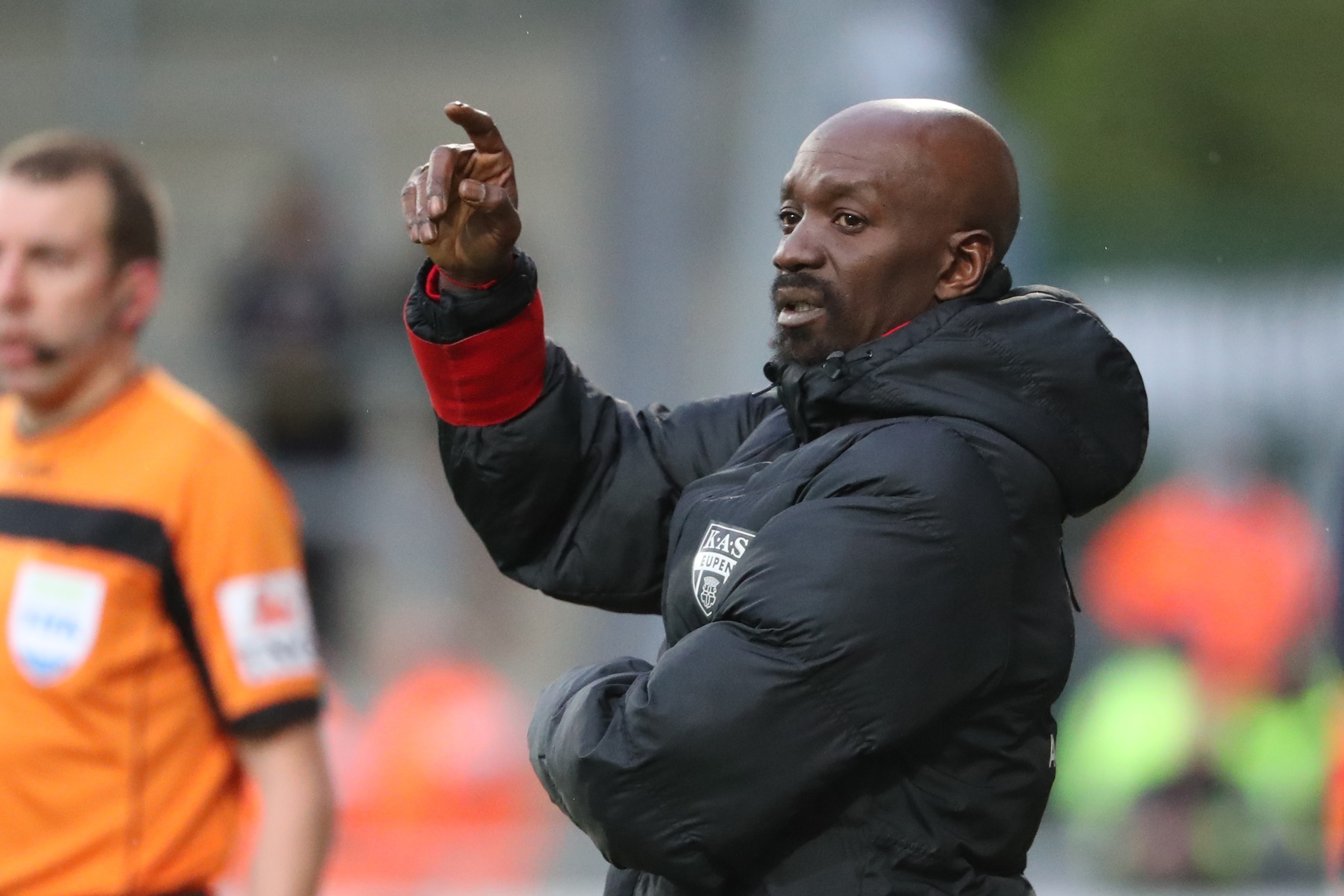 20180428 - Eupen , Belgium / Kas Eupen v Sporting Lokeren / 'nClaude MAKELELE'nFootball Jupiler Pro League 2017 - 2018 Play-Off 2 Matchday 6 / 'nPicture by Vincent Van Doornick / Isosport