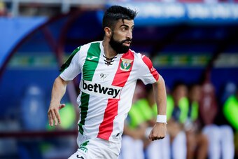 EIBAR, SPAIN - SEPTEMBER 22: Michel Santos of Club Deportivo Leganes  during the La Liga Santander  match between Eibar v Leganes at the Estadio Municipal de Ipurua on September 22, 2018 in Eibar Spain (Photo by David S. Bustamante/Soccrates/Getty Images)