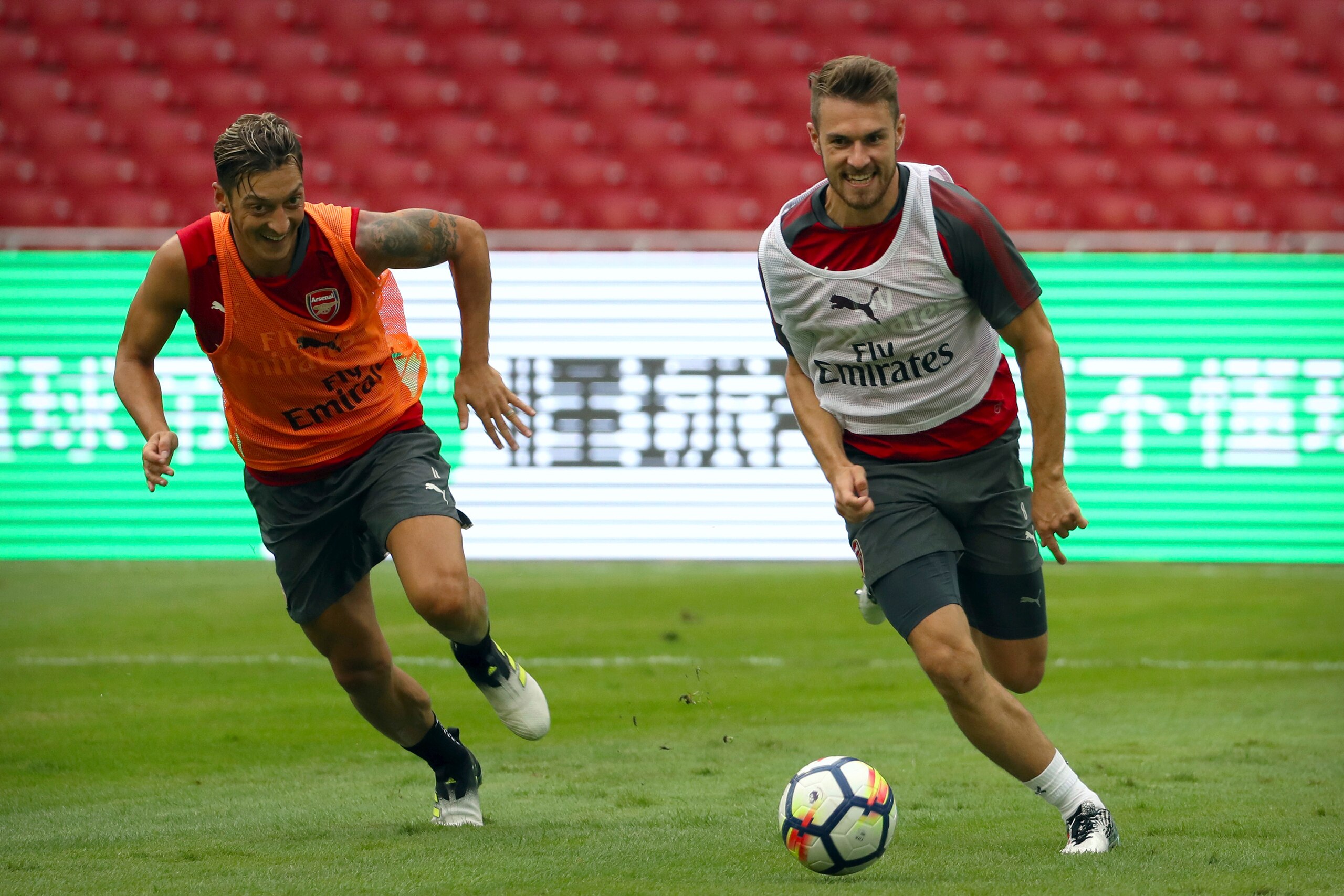Ramsey's demands reportedly may have been influenced by Ozil's contract.