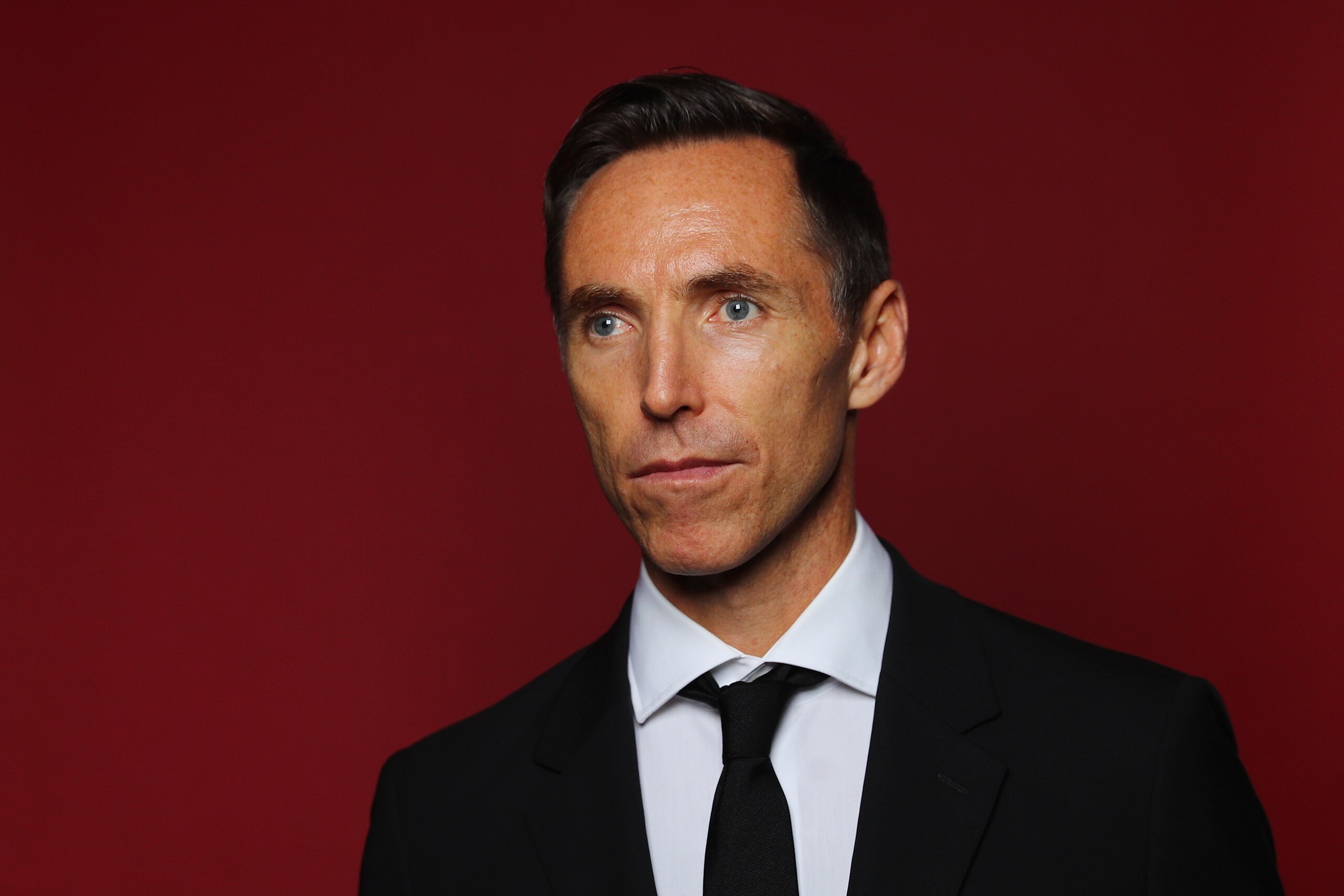 SPRINGFIELD, MA - SEPTEMBER 07:  Steve Nash poses for a portrait at the Naismith Memorial Basketball Hall of Fame on September 7, 2018 in Springfield, Massachusetts.  (Photo by Maddie Meyer/Getty Images)