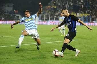 FERRARA, ITALY - OCTOBER 07:  Ivan Perisic of FC Internazionale in action during the Serie A match between SPAL and FC Internazionale at Stadio Paolo Mazza on October 7, 2018 in Ferrara, Italy.  (Photo by Mario Carlini / Iguana Press/Getty Images)