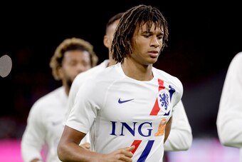 AMSTERDAM, NETHERLANDS - OCTOBER 13: Nathan Ake of Holland  during the  UEFA Nations league match between Holland  v Germany  at the Johan Cruijff Arena on October 13, 2018 in amsterdam Netherlands (Photo by Cees van Hoogdalem/Soccrates /Getty Images)