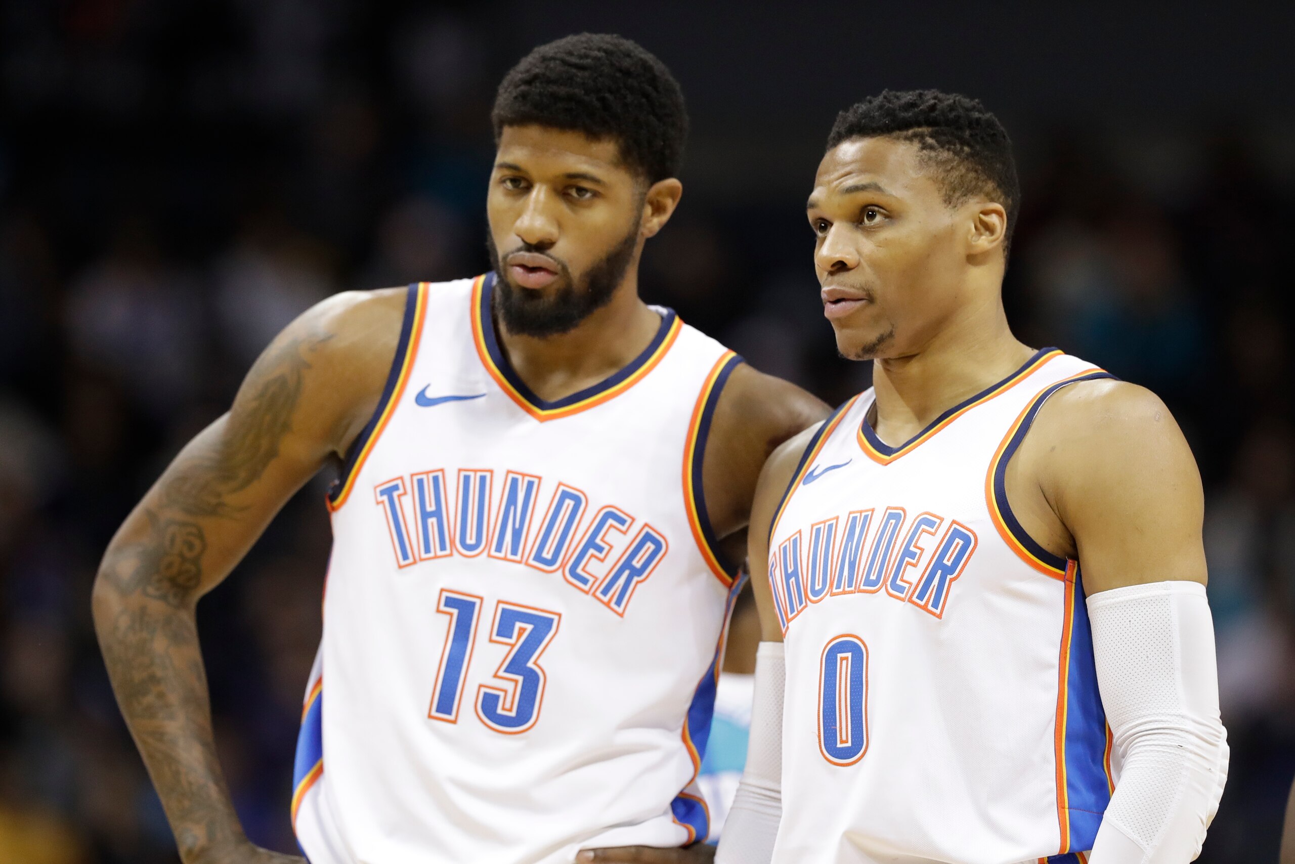 The Thunder's gamble that Paul George would stay in Oklahoma City worked out well when the Thunder and George agreed to a new four-year deal early in July.