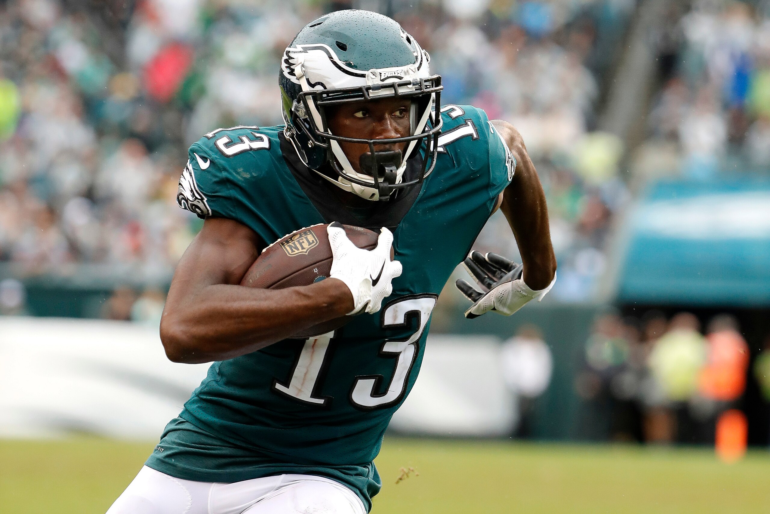 With the return of Carson Wentz and Alshon Jeffery, Nelson Agholor has been cast in the role of a traditional slot receiver again, to the detriment of Philly's offense.