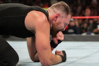 Ambrose did show remorse, but went back on the attack. Is that him trying to fight off his darker side?