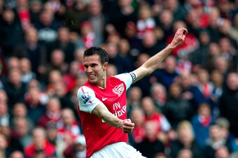 Van Persie became a star at Arsenal.