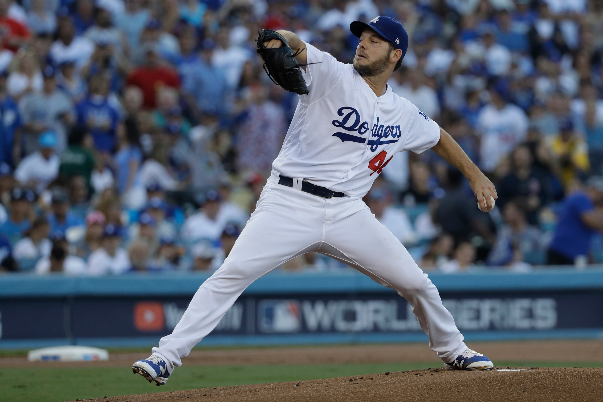Rich Hill gave the Dodgers a lift in Game 4, but the bullpen could not hold the lead.