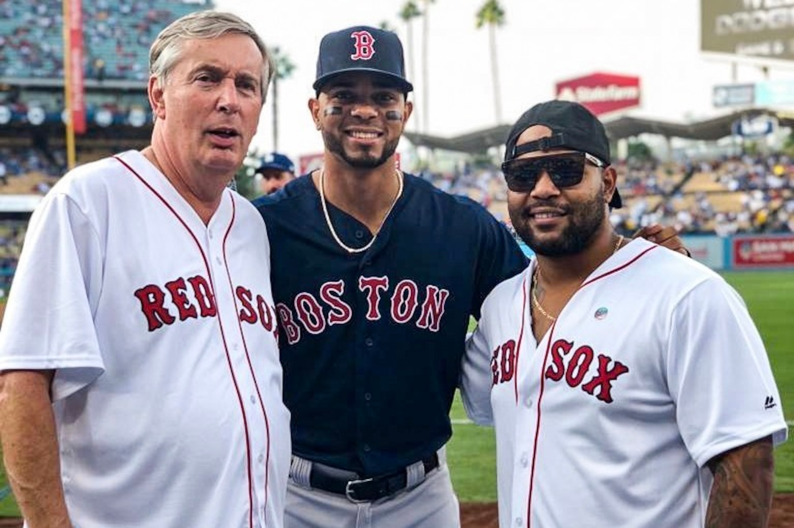 From left to right:  Jan Maarten Bogaerts (dad), Xander Bogaerts, Jair Bogaerts