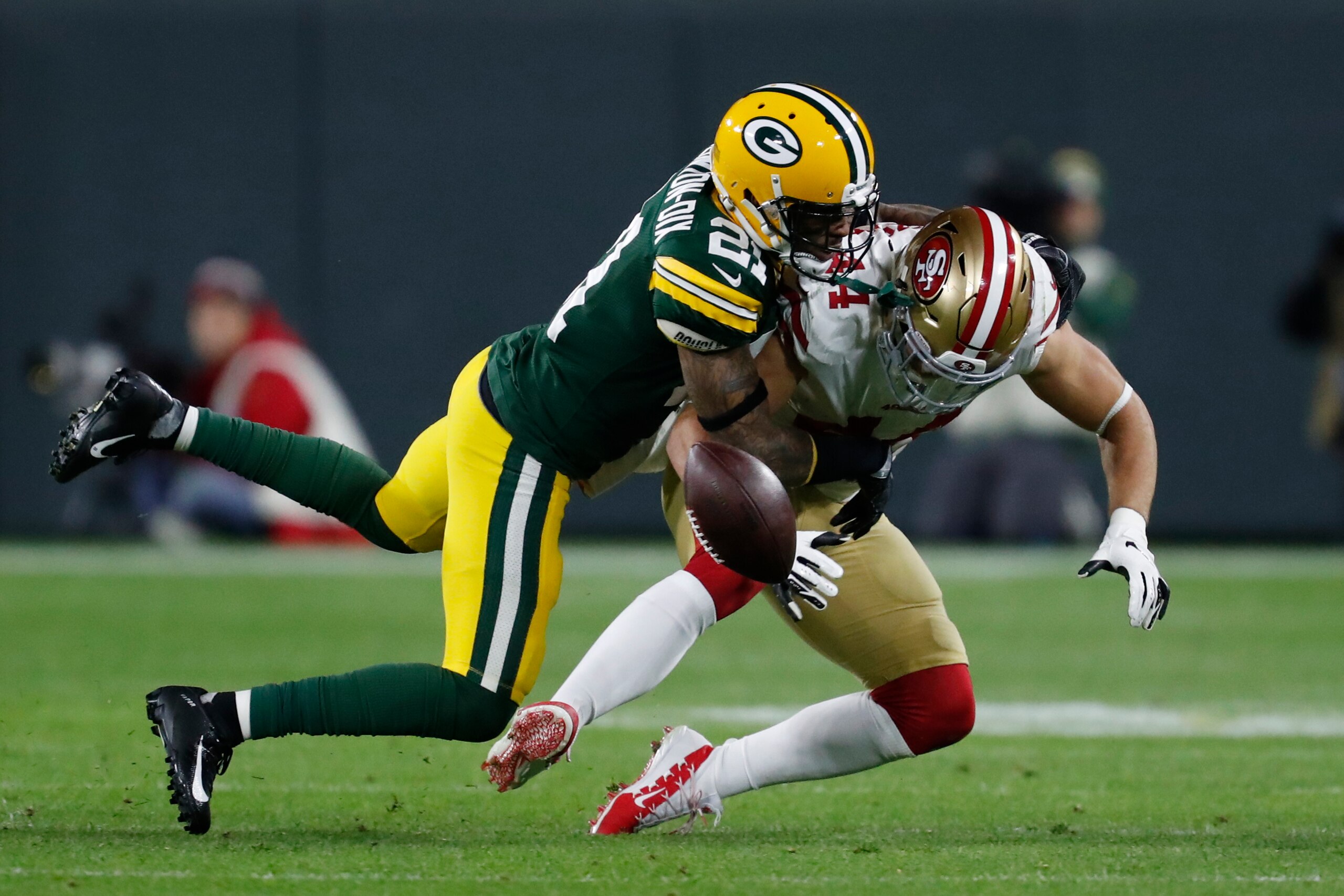 New Washington Redskins safety Ha Ha Clinton-Dix makes a play on the ball against the San Francisco 49ers.
