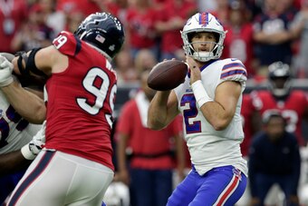 After losing the starting QB job in Buffalo because he was ineffective, Nathan Peterman will start again for the Bills because the equally ineffective Derek Anderson was injured.
