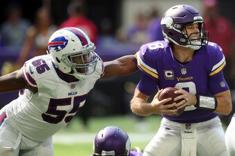 Defensive end Jerry Hughes is among the leaders of a defense that ranks sixth in the NFL in yards per game allowed.