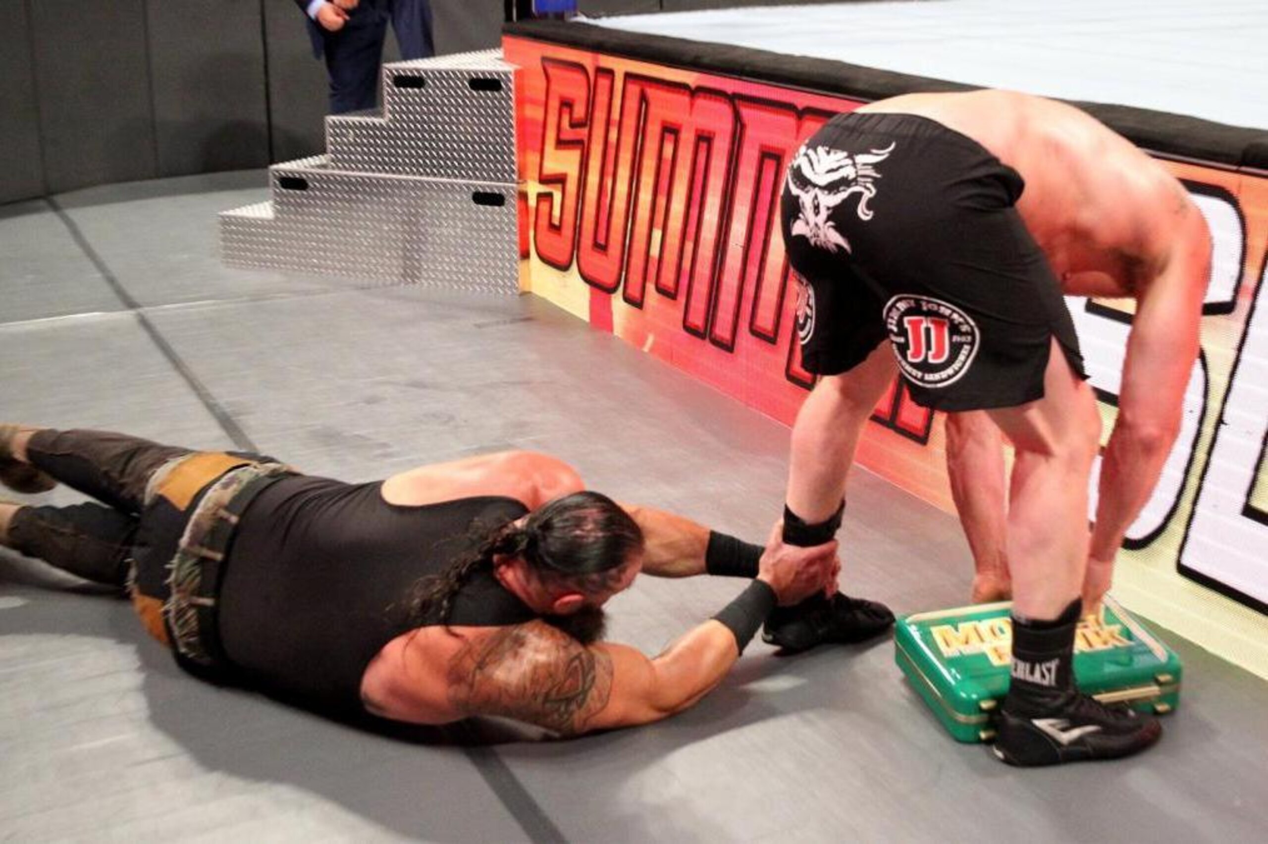 This perfectly sums up the only way WWE sees Strowman in comparison to Lesnar. This perfectly sums up the only way WWE sees Strowman in comparison to Lesnar.