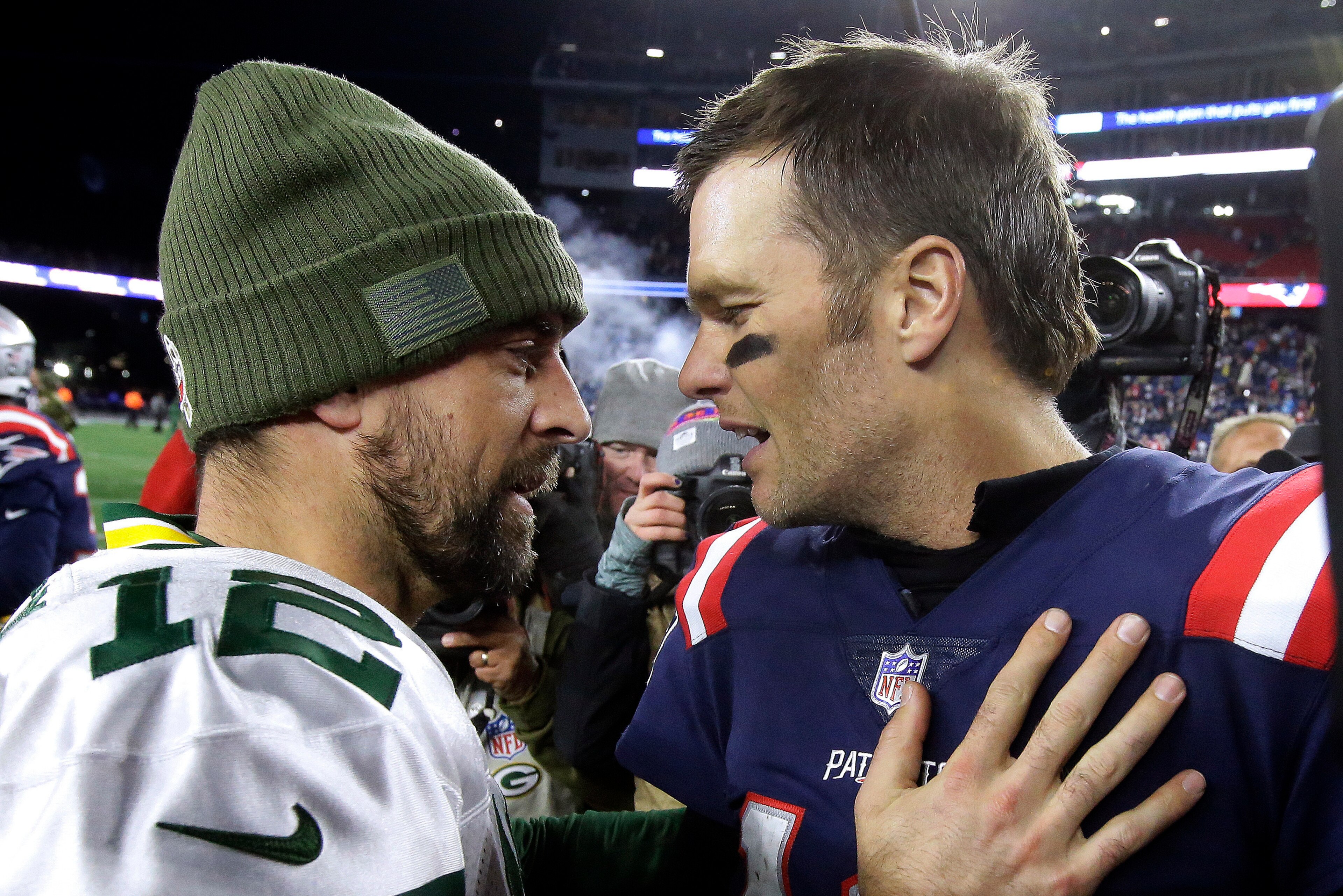 Rodgers and Tom Brady made no secret of the fact they admire each other's games in the week leading up to their Sunday night matchup.
