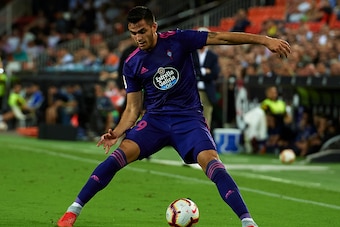 VALENCIA, SPAIN - SEPTEMBER 26:  Maxi Gomez of Celta de Vigo in action during the La Liga match between Valencia CF and RC Celta de Vigo at Estadio Mestalla on September 26, 2018 in Valencia, Spain.  (Photo by Quality Sport Images/Getty Images)