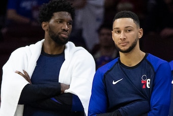 Joel Embiid and Ben Simmons
